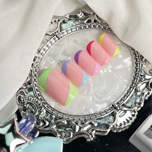 Magic Jelly Collection Press On Nail 24 Pcs - 013