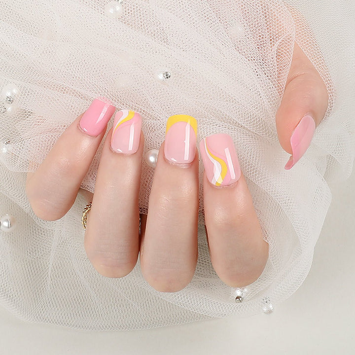 Magic Jelly Collection Press On Nail 24 Pcs - 031 - Hi Gorgeous AU