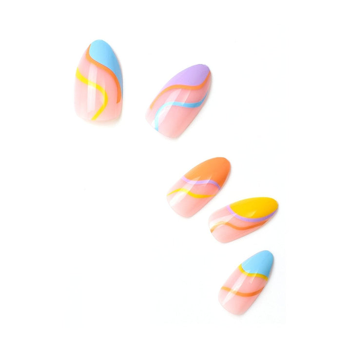 Magic Jelly Collection Press On Nail 24 Pcs - 041 - Hi Gorgeous AU