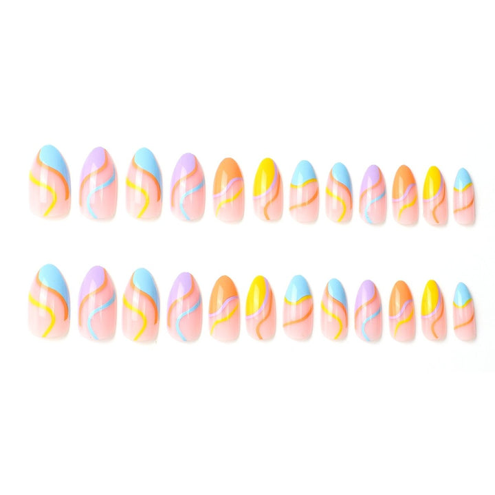 Magic Jelly Collection Press On Nail 24 Pcs - 041 - Hi Gorgeous AU