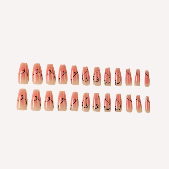 Magic Jelly Collection Press On Nail 24 Pcs - 072 - Hi Gorgeous AU