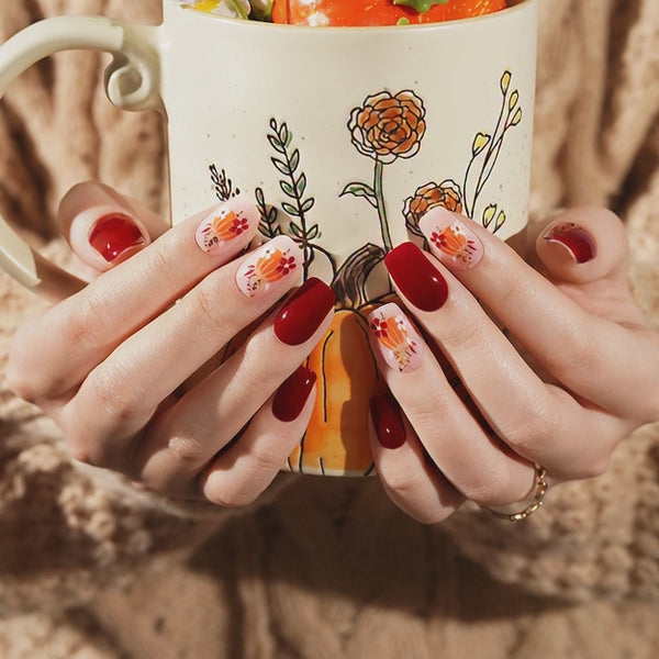 SEMI CURED GEL NAIL STICKER Devil J Collection N Autumn Harvest ( 2025 Xmas Limited)