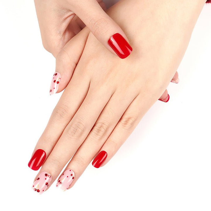 SEMI CURED GEL NAIL STICKER Devil J Collection N 3D Cherry - Hi Gorgeous AU