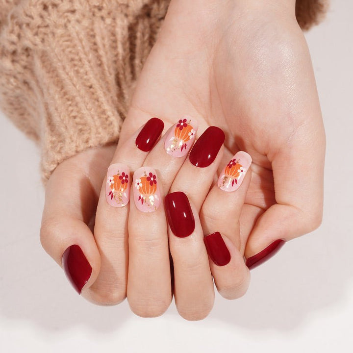 SEMI CURED GEL NAIL STICKER Devil J Collection N Autumn Harvest ( 2025 Xmas Limited) - Hi Gorgeous AU