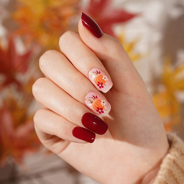 SEMI CURED GEL NAIL STICKER Devil J Collection N Autumn Harvest ( 2025 Xmas Limited) - Hi Gorgeous AU