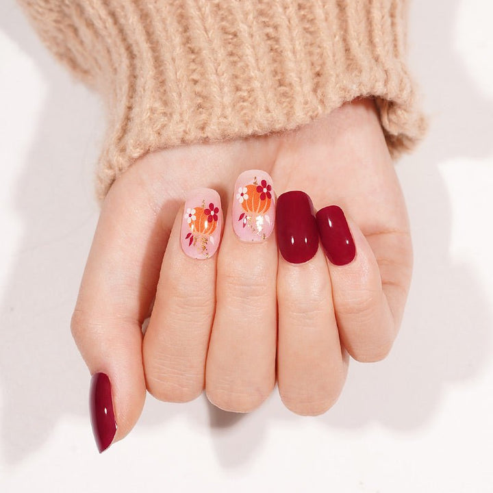 SEMI CURED GEL NAIL STICKER Devil J Collection N Autumn Harvest ( 2025 Xmas Limited) - Hi Gorgeous AU
