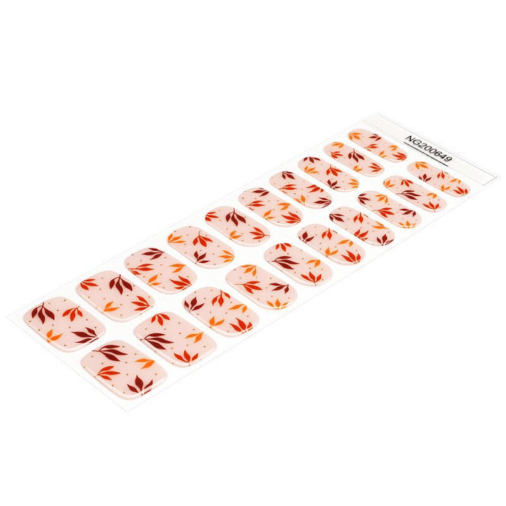 SEMI CURED GEL NAIL STICKER Devil J Collection N Autumn Whisper - Hi Gorgeous AU