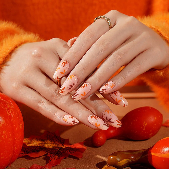 SEMI CURED GEL NAIL STICKER Devil J Collection N Autumn Whisper - Hi Gorgeous AU