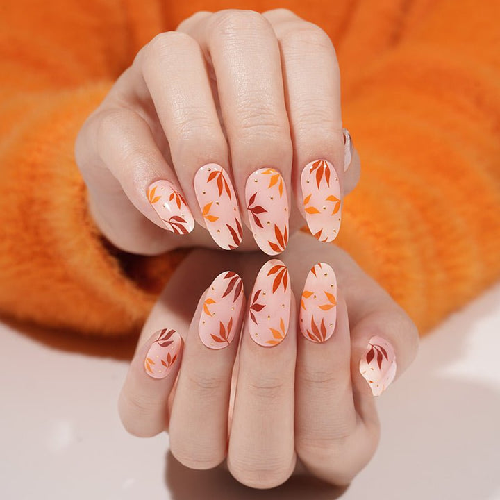 SEMI CURED GEL NAIL STICKER Devil J Collection N Autumn Whisper - Hi Gorgeous AU