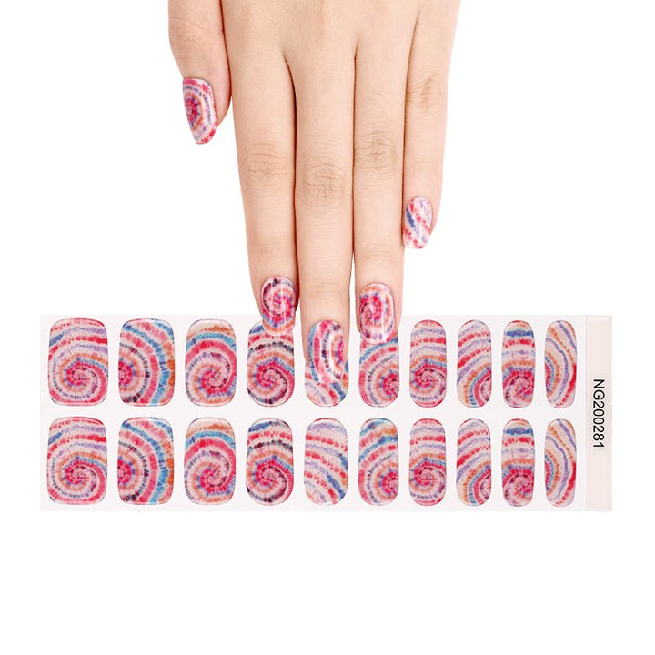 SEMI CURED GEL NAIL STICKER Devil J Collection N Bali - Hi Gorgeous AU