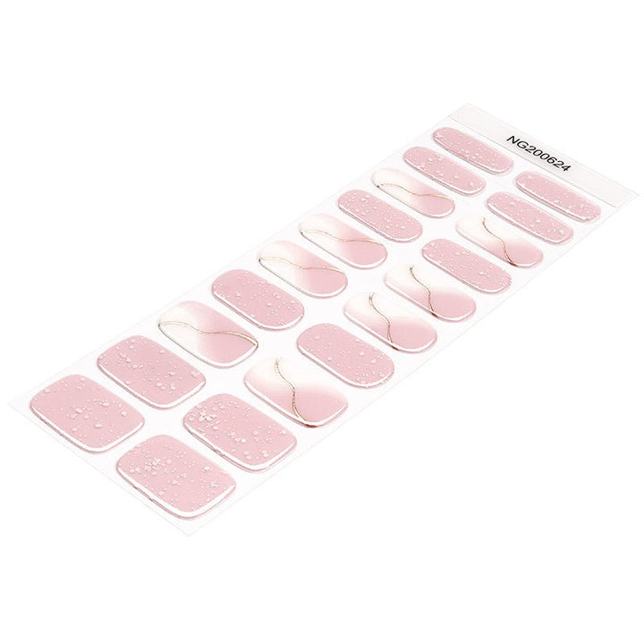 SEMI CURED GEL NAIL STICKER Devil J Collection N Blush Elegance - Hi Gorgeous AU