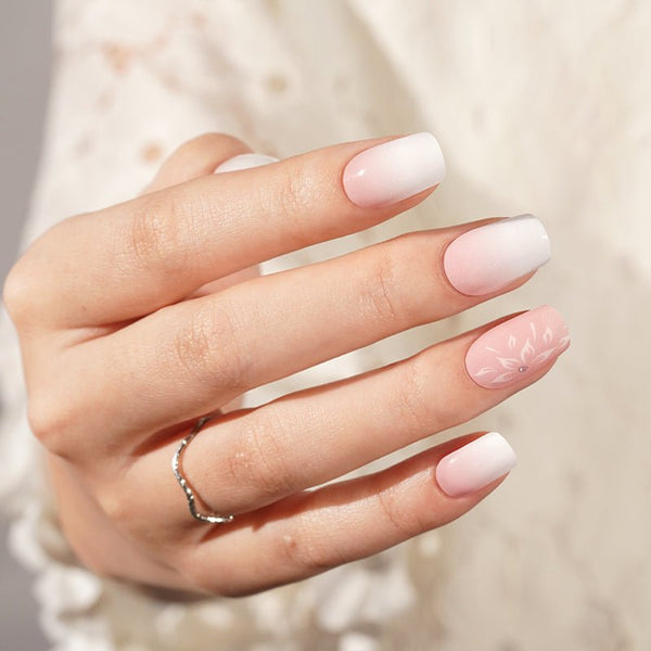 SEMI CURED GEL NAIL STICKER Devil J Collection N Blushing Petal - Hi Gorgeous AU