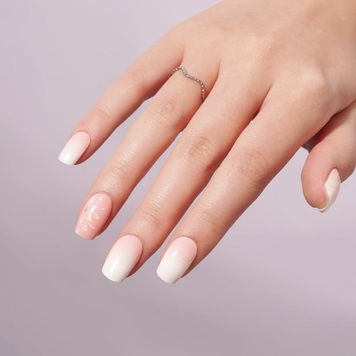 SEMI CURED GEL NAIL STICKER Devil J Collection N Blushing Petal - Hi Gorgeous AU