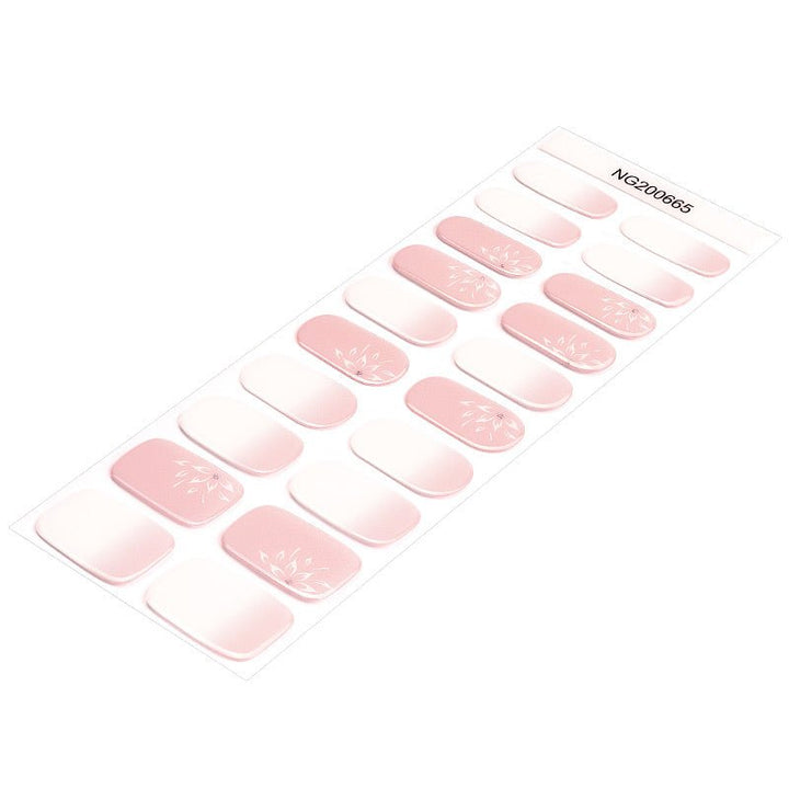 SEMI CURED GEL NAIL STICKER Devil J Collection N Blushing Petal - Hi Gorgeous AU