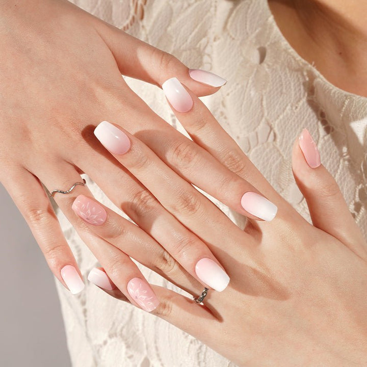 SEMI CURED GEL NAIL STICKER Devil J Collection N Blushing Petal - Hi Gorgeous AU