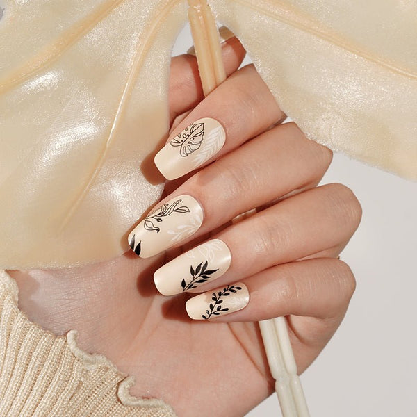 SEMI CURED GEL NAIL STICKER Devil J Collection N Botanic Muse - Hi Gorgeous AU