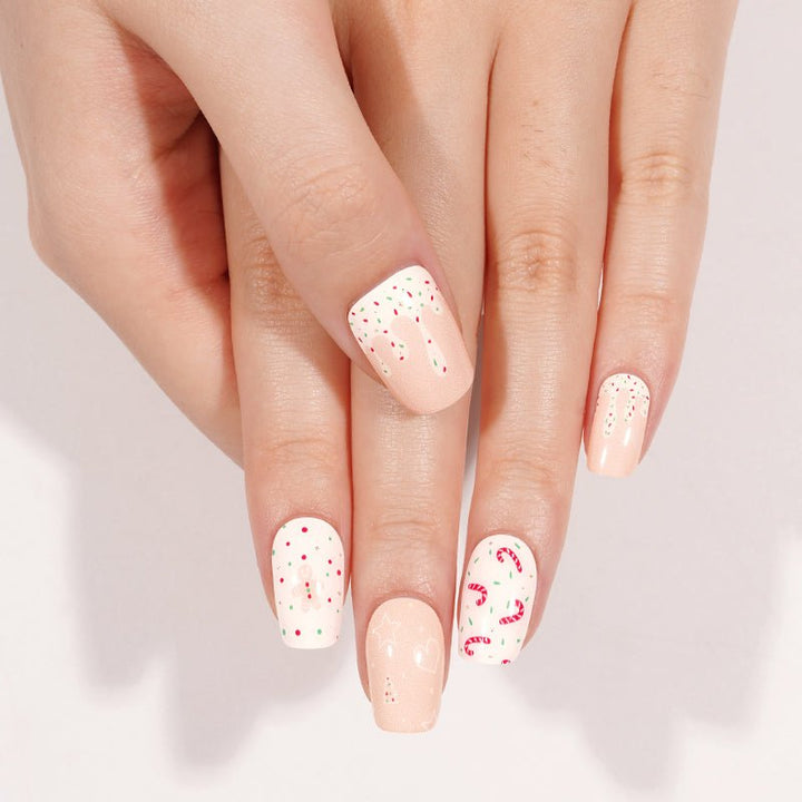 SEMI CURED GEL NAIL STICKER Devil J Collection N Candy Cane Lane ( 2025 Xmas Limited) - Hi Gorgeous AU