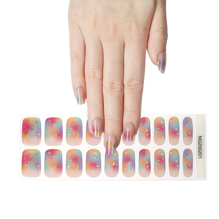 SEMI CURED GEL NAIL STICKER Devil J Collection N Candy Floss - Hi Gorgeous AU