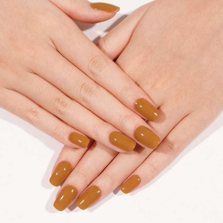 SEMI CURED GEL NAIL STICKER Devil J Collection N Caramel Smoothie - Hi Gorgeous AU