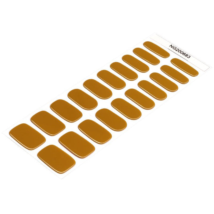 SEMI CURED GEL NAIL STICKER Devil J Collection N Caramel Smoothie - Hi Gorgeous AU