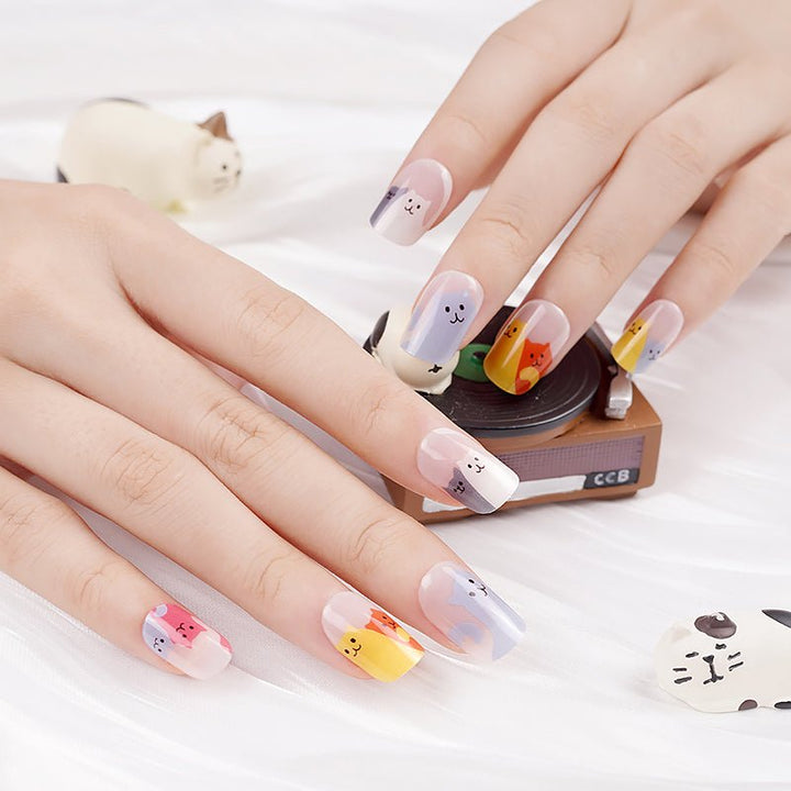 SEMI CURED GEL NAIL STICKER Devil J Collection N Cats - Hi Gorgeous AU