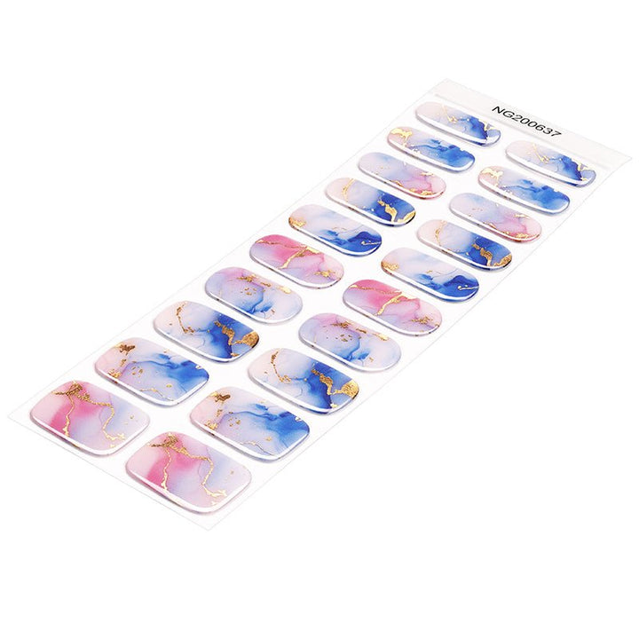 SEMI CURED GEL NAIL STICKER Devil J Collection N Celestial Marble - Hi Gorgeous AU