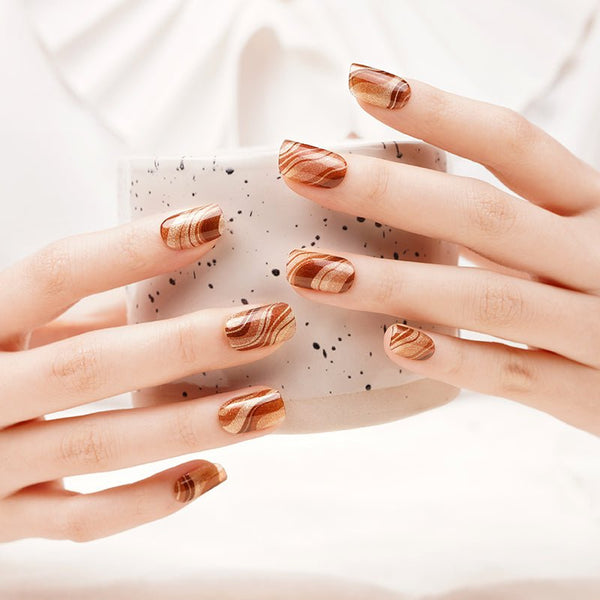 SEMI CURED GEL NAIL STICKER Devil J Collection N Choco Sorbet - Hi Gorgeous AU