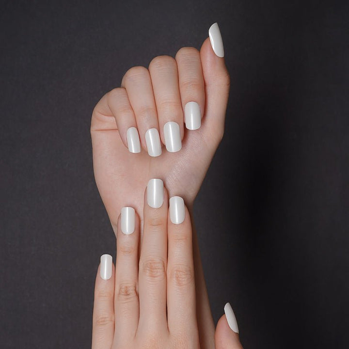 SEMI CURED GEL NAIL STICKER Devil J Collection N Clean White - Hi Gorgeous AU