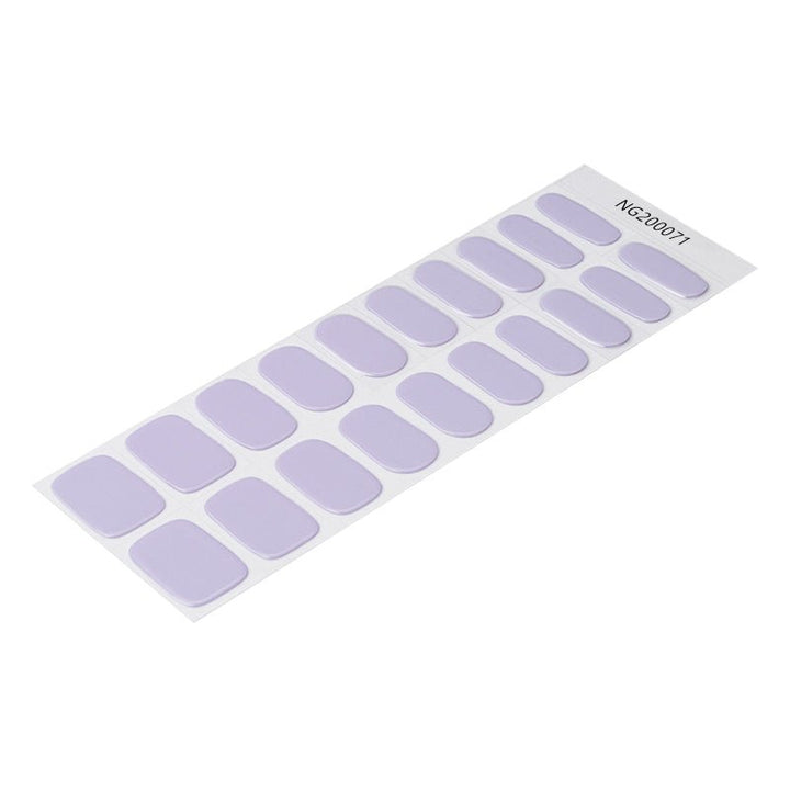 SEMI CURED GEL NAIL STICKER Devil J Collection N Cotton Lavender - Hi Gorgeous AU