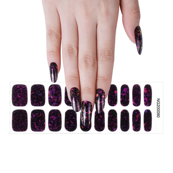 SEMI CURED GEL NAIL STICKER Devil J Collection N Crazy Lily - Hi Gorgeous AU