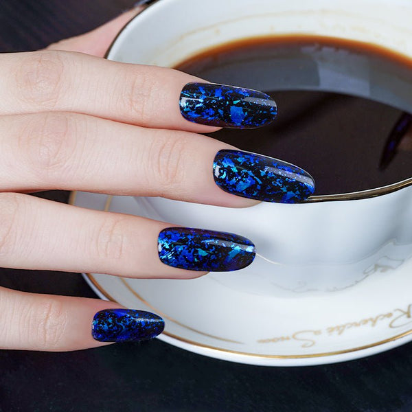 SEMI CURED GEL NAIL STICKER Devil J Collection N Crazy Midnight - Hi Gorgeous AU