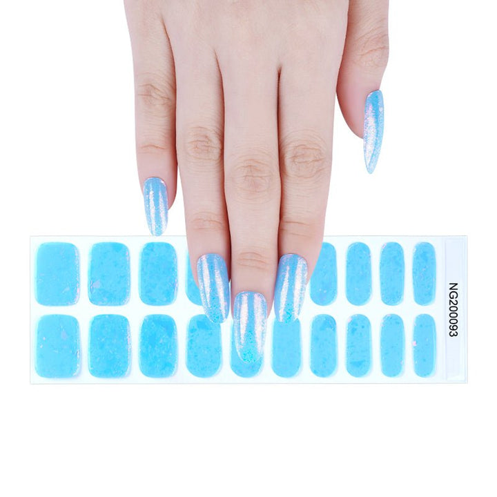 SEMI CURED GEL NAIL STICKER Devil J Collection N Crazy Sky - Hi Gorgeous AU