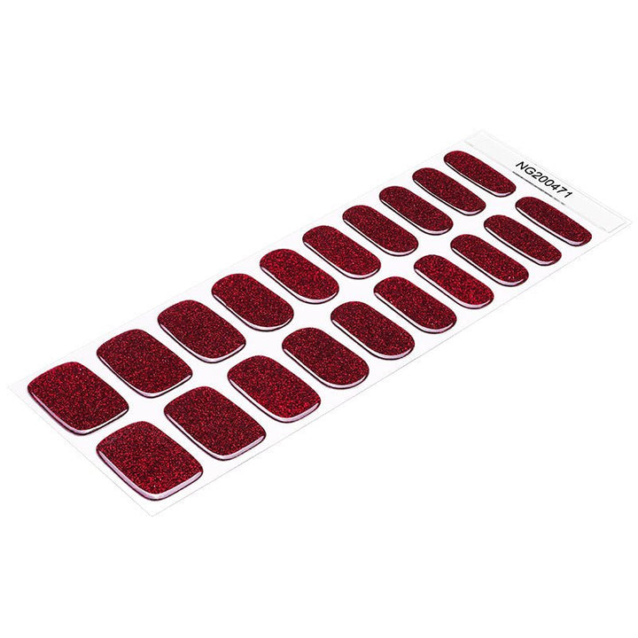 SEMI CURED GEL NAIL STICKER Devil J Collection N Crimson Cocoa - Hi Gorgeous AU