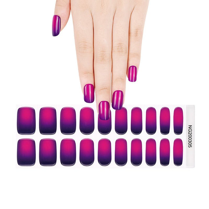 SEMI CURED GEL NAIL STICKER Devil J Collection N Dawn - Hi Gorgeous AU