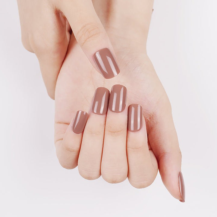 SEMI CURED GEL NAIL STICKER Devil J Collection N Deep Nude - Hi Gorgeous AU