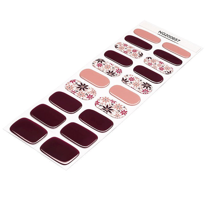 SEMI CURED GEL NAIL STICKER Devil J Collection N Fall Serenade - Hi Gorgeous AU