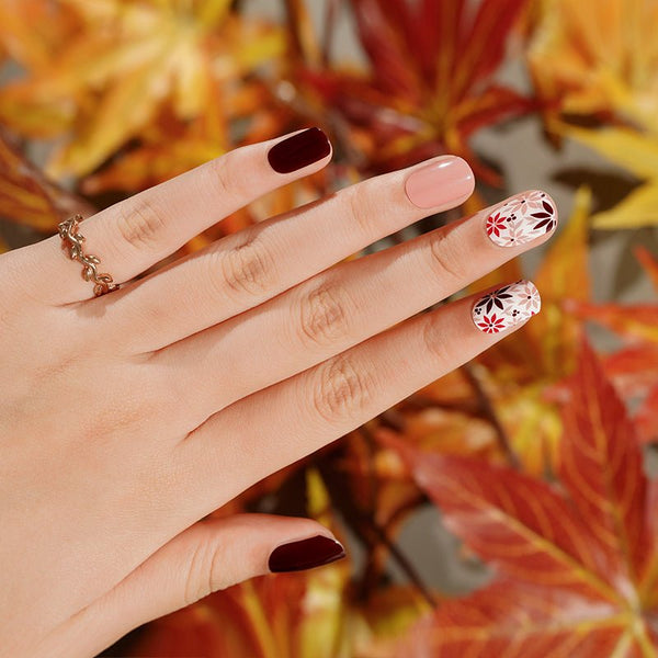 SEMI CURED GEL NAIL STICKER Devil J Collection N Fall Serenade - Hi Gorgeous AU