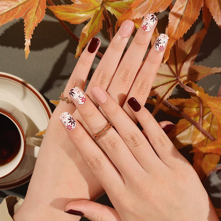 SEMI CURED GEL NAIL STICKER Devil J Collection N Fall Serenade - Hi Gorgeous AU