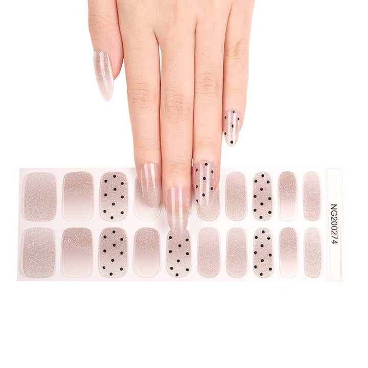 SEMI CURED GEL NAIL STICKER Devil J Collection N French Sorbet - Hi Gorgeous AU