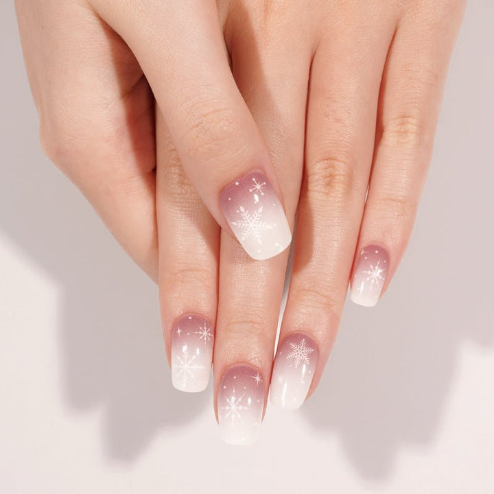 SEMI CURED GEL NAIL STICKER Devil J Collection N Frost Kiss ( 2025 Xmas Limited) - Hi Gorgeous AU