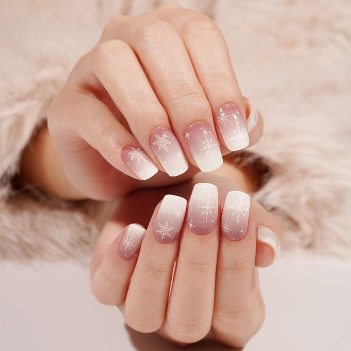 SEMI CURED GEL NAIL STICKER Devil J Collection N Frost Kiss ( 2025 Xmas Limited) - Hi Gorgeous AU