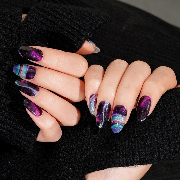 SEMI CURED GEL NAIL STICKER Devil J Collection N Galaxy Romance - Hi Gorgeous AU