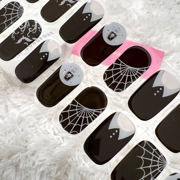 SEMI CURED GEL NAIL STICKER Devil J Collection N Gen Spider (Halloween Limited) - Hi Gorgeous AU