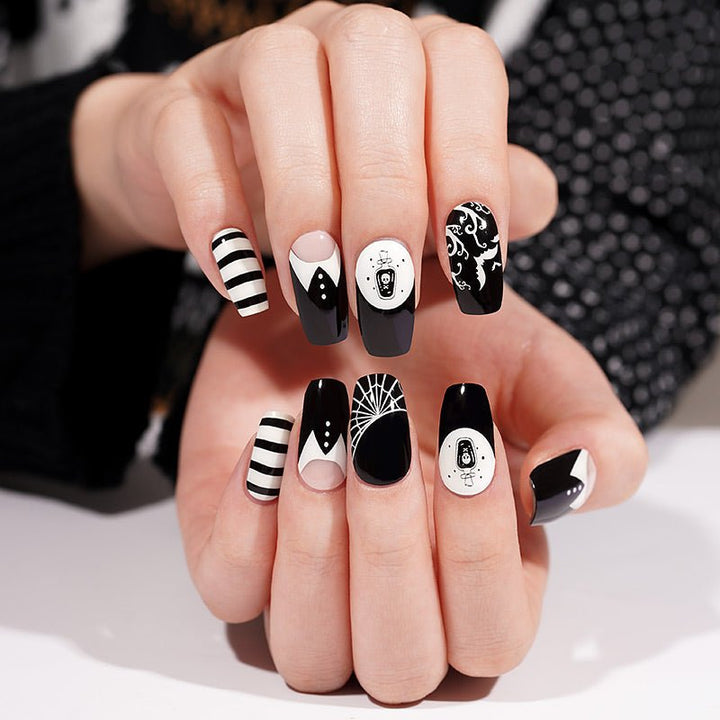 SEMI CURED GEL NAIL STICKER Devil J Collection N Gen Spider (Halloween Limited) - Hi Gorgeous AU