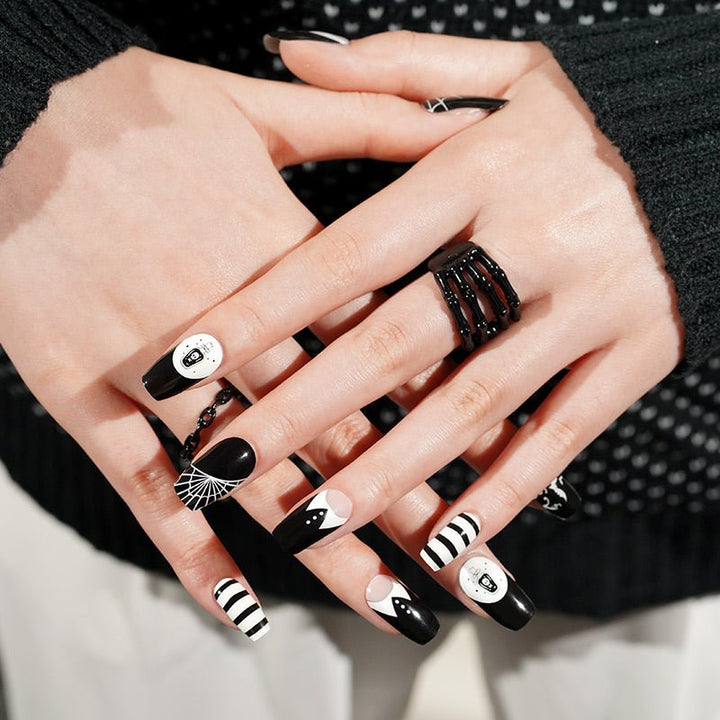 SEMI CURED GEL NAIL STICKER Devil J Collection N Gen Spider (Halloween Limited) - Hi Gorgeous AU