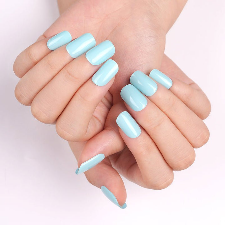 SEMI CURED GEL NAIL STICKER Devil J Collection N Glow Aqua - Hi Gorgeous AU