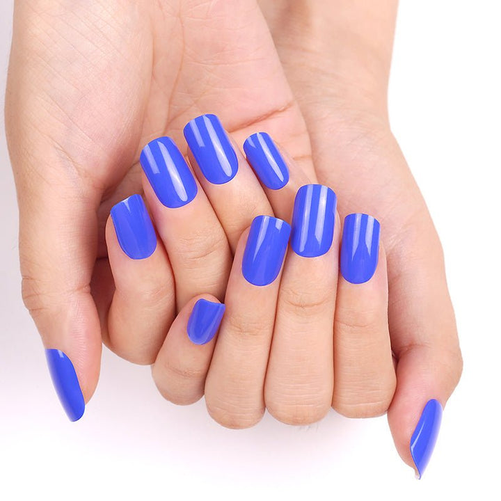 SEMI CURED GEL NAIL STICKER Devil J Collection N Glow Blue - Hi Gorgeous AU