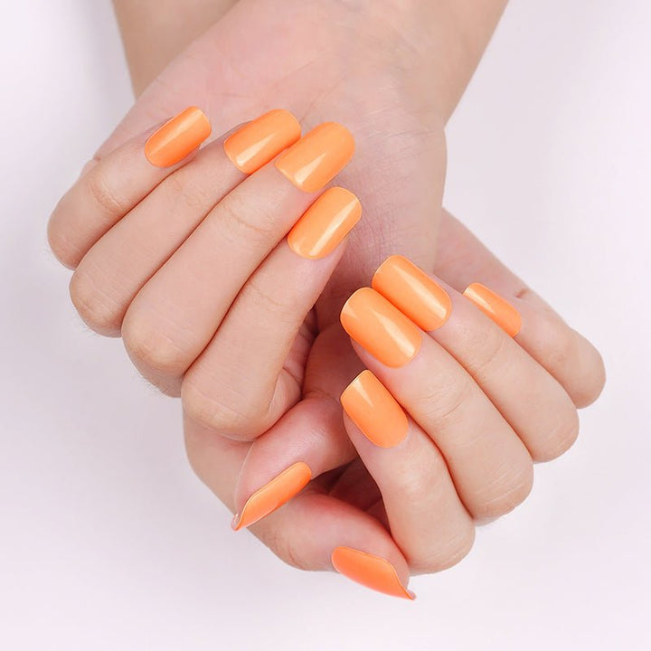 SEMI CURED GEL NAIL STICKER Devil J Collection N Glow Peach - Hi Gorgeous AU