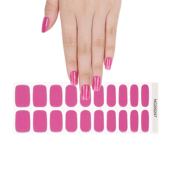 SEMI CURED GEL NAIL STICKER Devil J Collection N Glow Rose - Hi Gorgeous AU