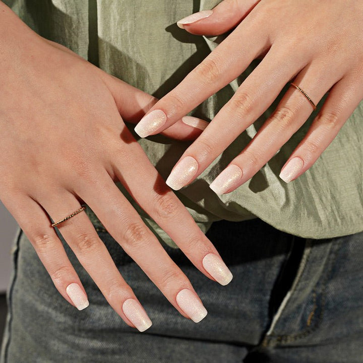 SEMI CURED GEL NAIL STICKER Devil J Collection N Golden Veil - Hi Gorgeous AU